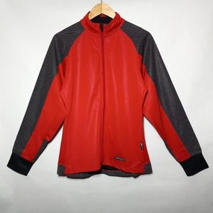 IllumiNite cycling jacket full-zip reflective windbreaker